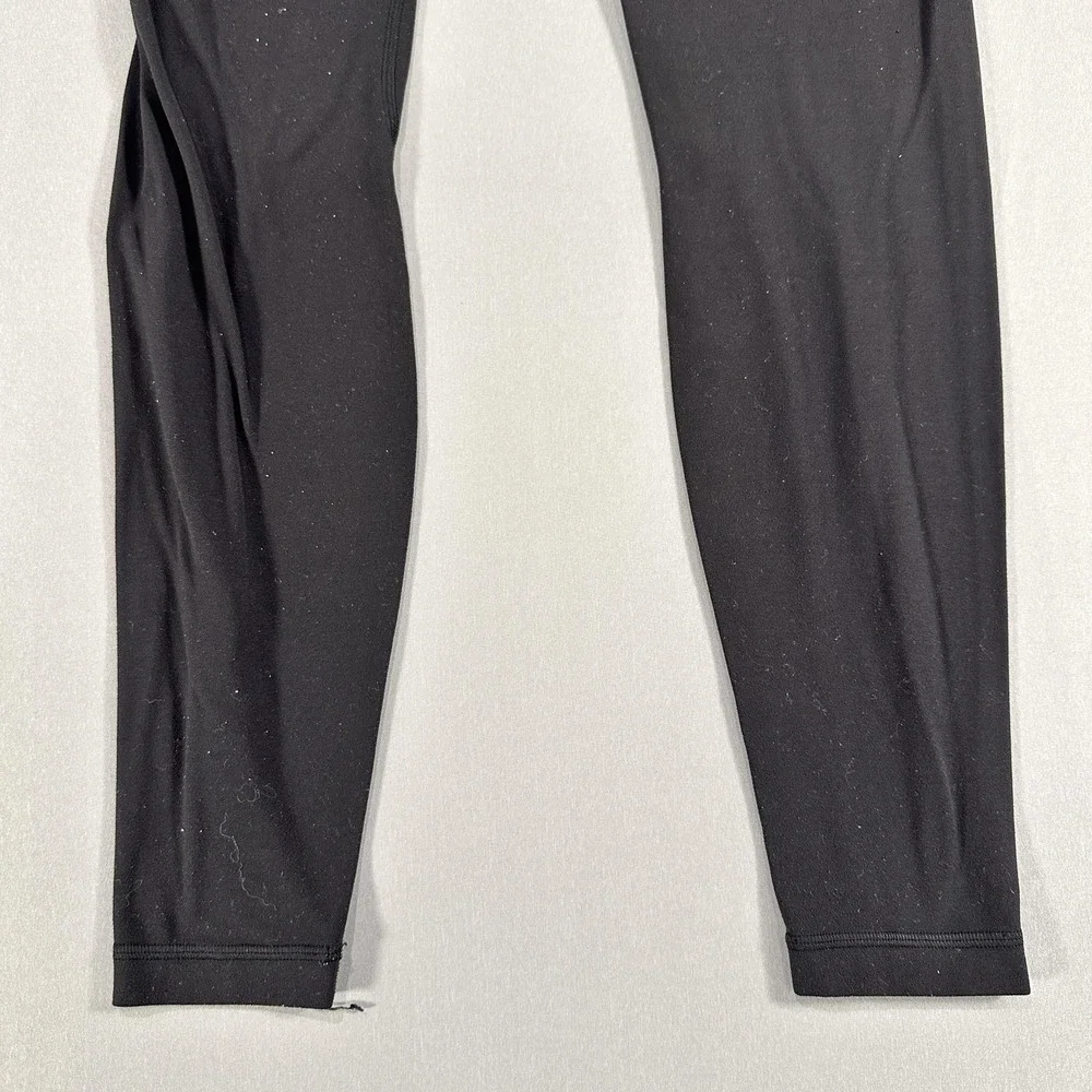 Lululemon Leggings Womens 8 Black High Rise Ankle Yoga Athletic Stretch Gym